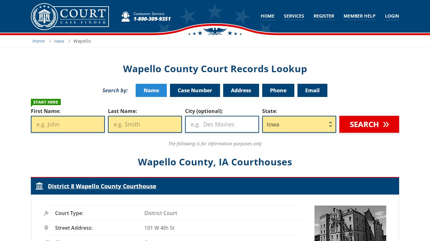 Wapello County Court Records | IA Case Lookup